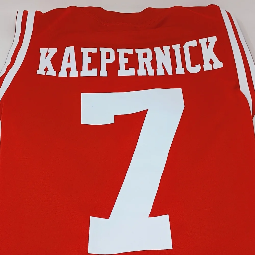 Colin Kaepernick #7 San Francisco 49ers Red Sleeveless Jersey